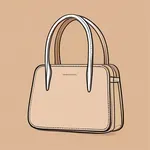 light brown leather handbag image